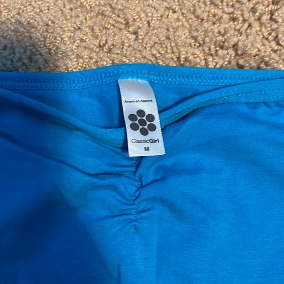 American Apparel strapless bodysuit in blue size M - Picture 4 of 4